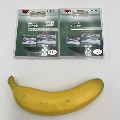 Kenko Genuine Smart Filter ND8 62mm ND Camera Lens filter Japan Set of 2  - Image 1 of 4