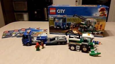 60223 Transporter für Mähdrescher und der Mähdrescher in OVP und Anleitung  - Bild 1 von 2