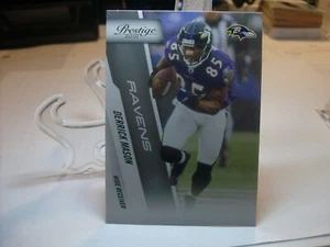 2010 Panini Prestige Football   #14 - Derrick Mason - Baltimore Ravens  10-076 - Picture 1 of 2
