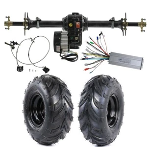 Wheels 760mm Rear Axle 48V 1000W Electric Differential Motor For Golf Cart ATV - Picture 1 of 12
