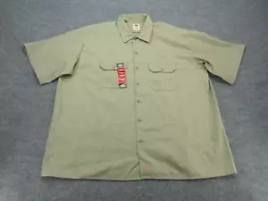Camisa Dickies Para Hombre 3XL Beige Calce Original Manga Corta Bolsillos Abotonados NUEVA - Imagen 1 de 9