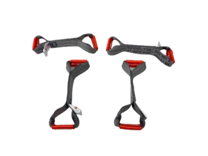 4 Pack of GREY DIAMOND WEAVE Dog Bones for Rollback / Flatbed Wrecker Straps - Bild 1 von 2