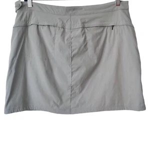 Eddie Bauer grauer Skort Gr. 14 Rock-Shorts flache Fronttaschen Damen - Bild 1 von 12