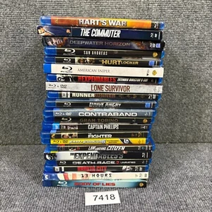 21 Blu Ray Lot War Shoot Em Up Action Adventure Movies Expendables Gran Torino - Foto 1 di 8