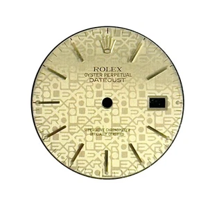 Rolex Original 36mm DateJust Stick Anniversary Dial Yellow Gold Crown - Picture 1 of 7