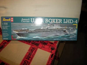 1:700 Revell 05025 Assault Carrier USS Boxer LHD-4 en embalaje original - Imagen 1 de 1