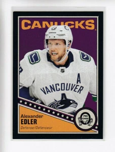 19/20 OPC Vancouver Canucks Alexander Edler Black card #458 Ltd #68/100 - Picture 1 of 2