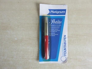 Red / Silver Platignum Petite Fountain Pen in Sealed, Unopened Pack. - Picture 1 of 5