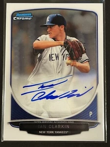 2013 Bowman Chrome Draft Ian Clarkin AUTO Prospekt Autogramm Yankees Cubs 7 - Bild 1 von 2