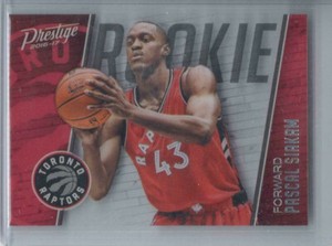 Pascal Siakam 2016-17 Panini Prestige Acetate Rookies #21 Rookie Toronto Raptors