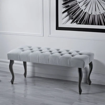 Sitzbank HANDGEMACHT Polsterbank Holzbank Gepolstert Bettbank Polster Flurbank - Bild 1 von 4