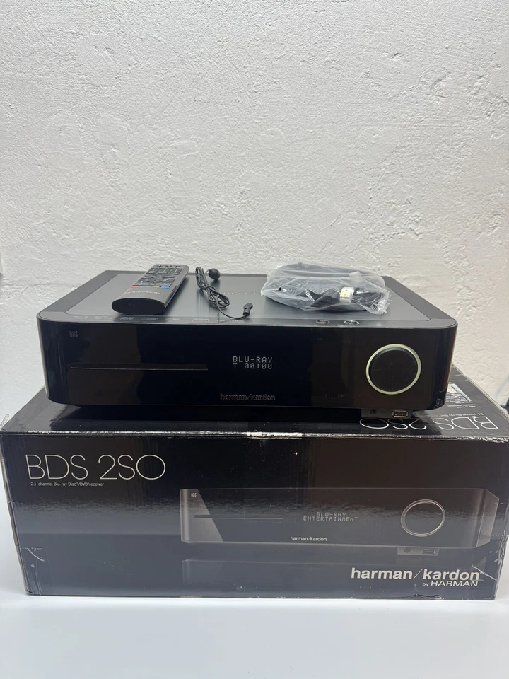 Harman/Kardon BDS2SOCD DVD  BluRay 2.1 Heimkino Receiver 3D HDMI USB OVP - Bild 1 von 4