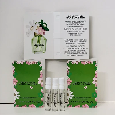 DAISY WILD Marc Jacobs Eau De Parfum 0,04 fl oz cada uno (3 frascos de spray para MUJER) Foto 1 de 4