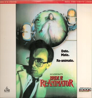Bride of Re-Animator (1990)  Unrated Edition Laserdisc - Image 1 of 2
