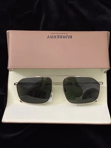 Burberry B 3130 Sunglasses 1109/71 Gold Frame 59-17-145 - Picture 1 of 10