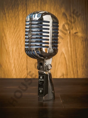 Professional Dynamic Vintage Classic Mic Old Retro Style Metal Grill Microphone. - Image 1 of 4