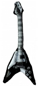 1x Aufblasbare Luftgitarren "E-Gitarre" 100 cm Luftgitarre Air Luft Guitar black - Bild 1 von 1