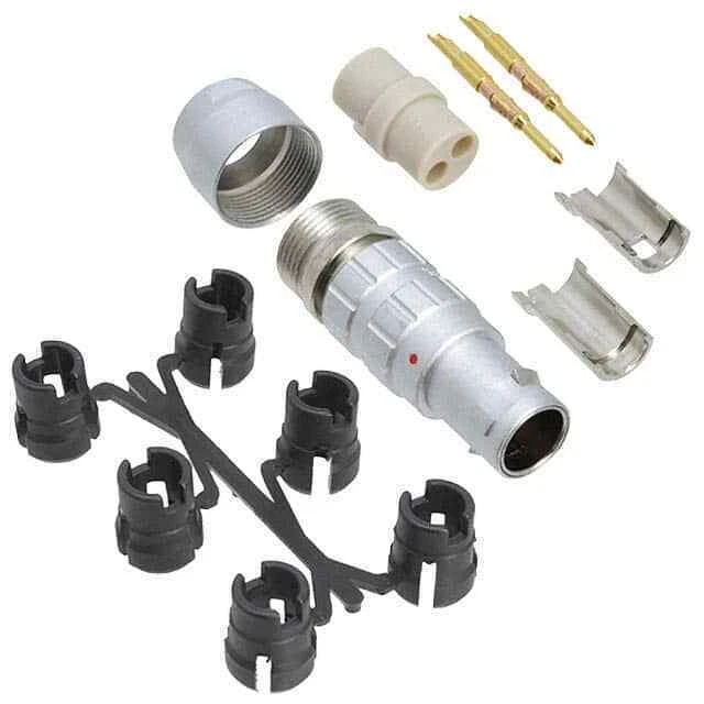 CONN PLUG MALE 2POS SOLDER CUP - Image 1 of 1