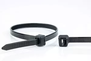 Fascette 300x4.8mm Colore Nero Automotive alta resistenza 100 pezzi - Imagen 1 de 1
