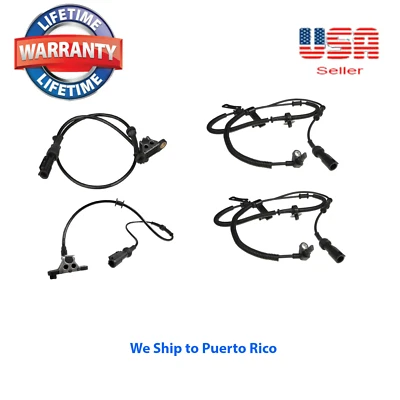 4 ABS Wheel Speed Sensor Front Rear Fit Ford Explorer Mercury Mountaineer 06-10 - Image 1 of 4