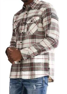 Howitzer Style Men's Button Down Flannel Verdun Military Grunt MFG - Picture 1 of 6