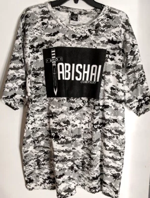 Digital Camo Tactical T-Shirt Abishai Camouflage Tee Biblical King David size XL - Image 1 of 4