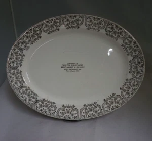 Vintage WALTER KULIKOWSKI FLEISCHMARKT & LEBENSMITTELGESCHÄFT Werbung Platte Chicago? - Bild 1 von 6