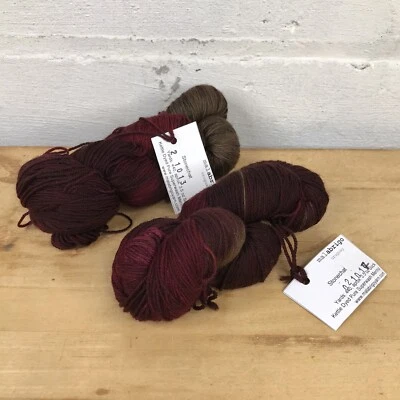 2 - Malabrigo 440yd 3.5oz Calcetín Teñido Puro Superwash Hilo Merino STONECHAT Foto 1 de 4