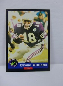 1992 Classic Draft Football Picks #83 Tyrone Williams RC NC Western Ontario 