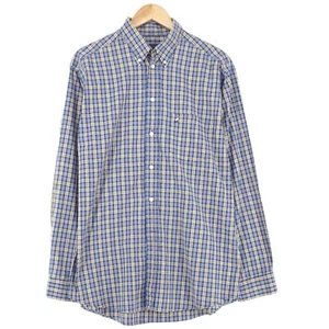 Vintage Peak Performance Check Shirt Long Sleeve Mens Pj5 Size L Large - Picture 1 of 6