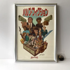 Quentin Tarantino Pulp Fiction Art Print Jusscope Justin Orr 11"x15" in Frame - Picture 1 of 9