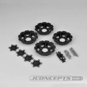 JCONCEPTS JCO26682 TRACKER WHEEL DISCS | FITS DRAGON WHEELS BLACK - Picture 1 of 1