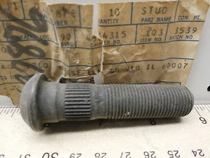 3637876 Wheel Lug Stud, RH, Right Hand Thread, OEM NOS Mopar Dodge, Free US Ship - Bild 1 von 1