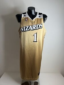 NICK YOUNG NBA WIZARDS #1 GOLD STAR GAME WORN JERSEY***