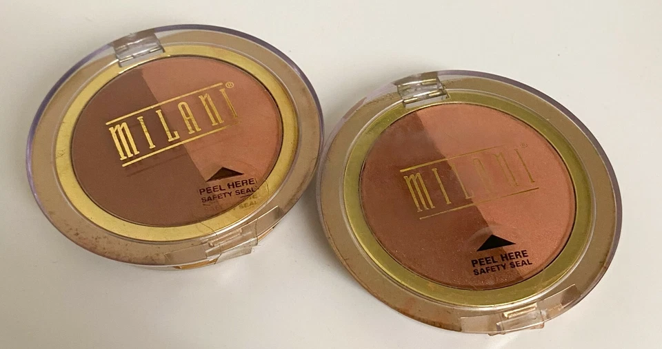 New (2) MILANI DOUBLE IMPACT BLUSH #03 Coffee 'N Cream ** - Image 1 of 3