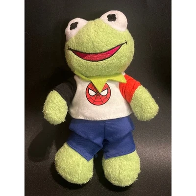 RARO Disney NuiMOs Rana Kermit Posible Muppet en Traje de Spiderman (Etiqueta Cortada) 6” Foto 1 de 4