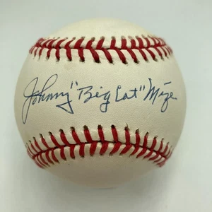 Johnny "Big Cat" Mize Signed National League Baseball PSA DNA COA - Picture 1 of 3