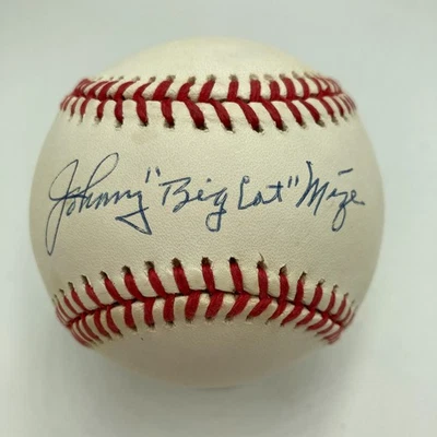 Johnny "Big Cat" Mize Signed National League Baseball PSA DNA COA - Image 1 of 3
