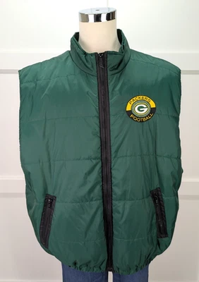 Chaleco de Colección Reebok Green Bay Packers Para Hombre 2XL Aislado Bordado NFL Foto 1 de 4