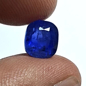 Certified 2.98ct Natural Ceylon Sapphire "Corn flower blue" top color luster gem - Picture 1 of 5