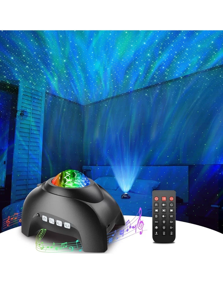 Star Projector 3-in-1 Bluetooth, Color Change, Sounds, Remote. Rosetta - Image 1 of 4