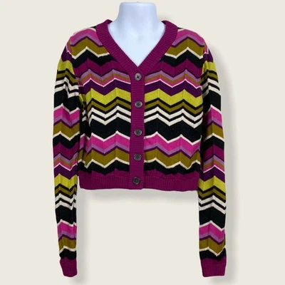 Missoni Target  Girls Size Small Zig Zag Chevron Stripe Cardigan Sweater KIDS - Image 1 of 4