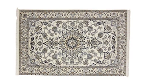 Orientteppich super Nain mit Seide ( 192 X 116 CM)  Perserteppich  Top Neu - Bild 1 von 13