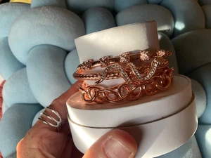 BP summer stacks into the unknown rose gold snake three stack - Picture 1 of 3
