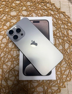 Apple iPhone 15 Pro Max 256GB Natural Titanium Unlocked 84% Battery Health  - Image 1 of 4