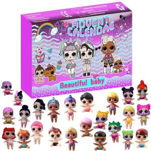 LOL Surprise Beautiful Kids Halloween Advent Calendar 2025 Christmas 3D Toy Doll - Picture 1 of 6