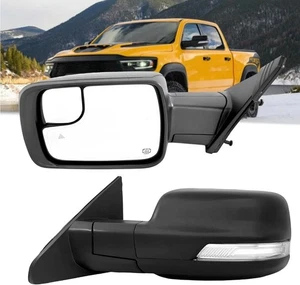 Left Driver Side Mirror Compatible with Dodge Ram 1500 2019-2024 with Power and - Bild 1 von 5