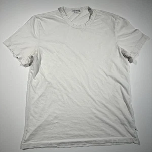 James Perse T-Shirt Size 2 Men’s Small White MLJ3311 Crew Neck Short Sleeve - Picture 1 of 12