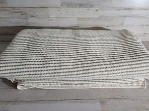 West Elm Reversible Contrast Blanket King - Picture 1 of 5