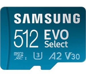 Samsung EVO Select Micro SD Memory Card 512GB - Zdjęcie 1 z 1
